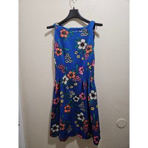 Vince Camuto Floral Printed Sleeveless Fit and Flare Dress Size 6